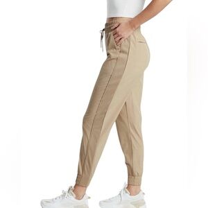 Athleta Brooklyn Tan Windowpane Joggers